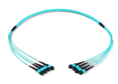 China 96 Core 144 Core 13.0mm OM3-300 LSZH MPO MTP  Pre-terminated Truck Cable for sale