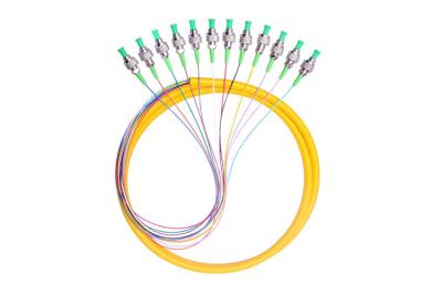 China Faser-Optikzopf-Monomode- Soem-ODM 12 Farbder faser-FC UPC APC zu verkaufen