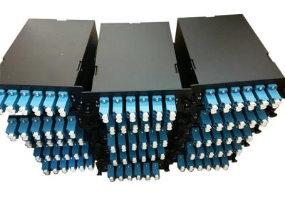 China 12 / 24 Core Multimode OM3 OM4 MPO MTP Cassettes Male To LC Duplex Fiber Cassettes for sale