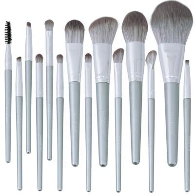 China Angular Blush Good Quality Wholesale Makeup Brushes Flat Goat Hair Marble Makeup Brushes for sale