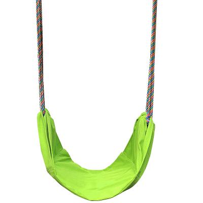 China Large Canvas Modern Yellow Durable Rope Arming Hammock Chair Indoor And Outdoor Swing for sale