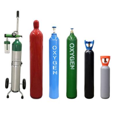 China High Quality Oxygen 40 50L 150Bar Oxygen Cylinders Oxygen Gas Cylinders For Sale for sale