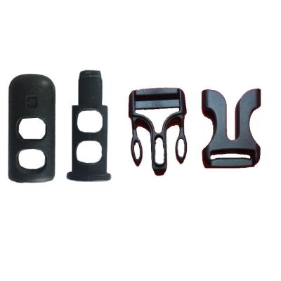 China Stable and Durable ABS PA PVC Bag Belt Strap Safety Release Seat Buckle Custom Plastic Injection Molding for sale