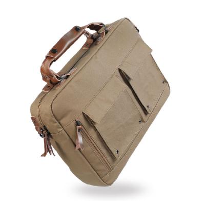 China Business Men's Classic Briefcase Nylon Laptop Bag Waterproof 15.6 Inch Laptop Messenger Bag Leather Bags for sale