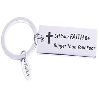 China Religious Christian Bible Worm Cross Chain Key Chain Souvenir Gifts Promotion Souvenir Custom for sale