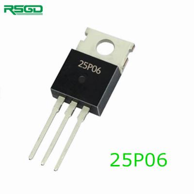 China Hot Sale To-252 25P06 25P06 MOSFET Transistor Silicon Controlled Rectifier for sale