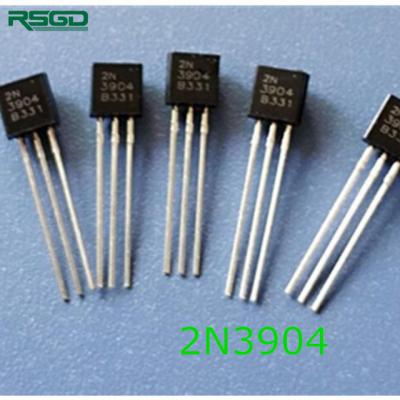 China manufacturer IC diode triode MOSFET transistor 2N3904 TO-92 2n3904 smd npn transistor 2N3904 3904 SOP SMD DIP TO-247 263 2N3904 for sale