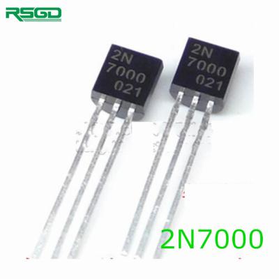 China manufacturer IC Diode Triode MOSFET Transistor 2N7000 TO-92 Transistor MOSFET 2n7000 SOP SMD DIP TO-247 263 2N7000 for sale