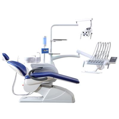 China Hot Sale High Quality Metal Medical Dental Chair Set Dental Unit With PU Cushion for sale