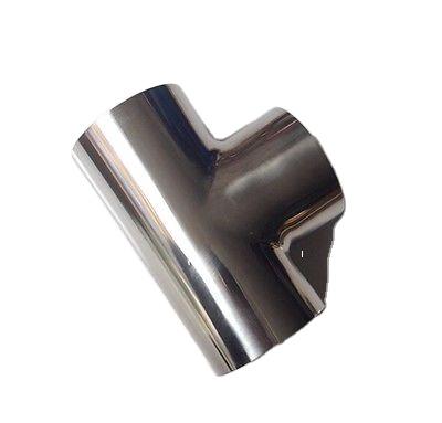 China Professional Food Sanitary Stainless Steel Food Grade Long Welded Equal Tee Pipe Fittings 201 304 316L for sale