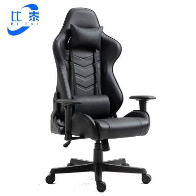 China (Size)Adjustable Extreme Black Esport Gaming Chair PC Computer Racing Office Chair for sale