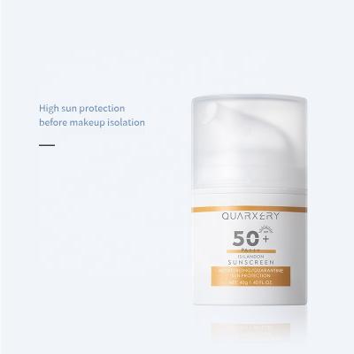 China Custom Vegan Safe Moisturizing PA Sunsceam Sunscreen Korean Logo Spf 50 UV Sunscreen for sale