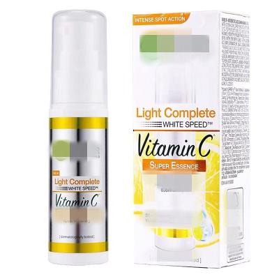 China Skin Revitalizer Garniere Vitamin C Whitening Anti Wrinkle Serum Brighten Skin Tone Desalinate Pimple Mark Serum for sale