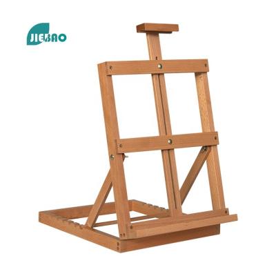 China Jiebao 2022 Hot Sale High Quality Wooden Art Display Easel Adjustable Multifunctional Wooden Wedding Painting Easel Easel for sale