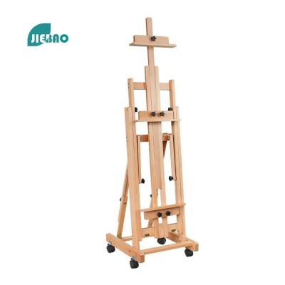 China Jiebao 2022 Hot Sale High Quality Wooden Art Display Stand Models Art Supply Adjustable Multifunctional Explosive Easel Painting Easel for sale