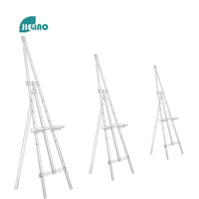 China Jiebao Painting Easel 2022 Hot Selling High Quality Art Stand Clear Acrylic Easel Display Stands Adjustable Folding Multifunctional Display for sale