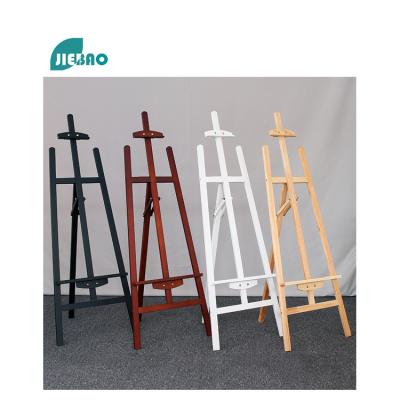 China Jiebao 2022 Hot Selling High Quality Wooden Art Display Stand Adjustable Folding Easel Multifunctional Painting Stand for sale