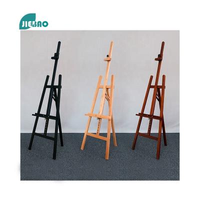 China Jiebao Painting Easel 2022 Hot Sale High Quality Wooden Art Display Easel Adjustable Folding Multifunctional Easel Paintings for sale