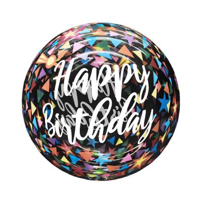 China 20 Inch PVC Birthday Gift Toy New Design Printing Bobo Ball Baby Party Birthday Holiday Balloon Decorative Wholesale for sale