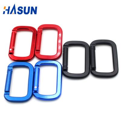 China Good Capacities China Anti-Corrosion Products OEM Custom Products Aluminum Colorful Climbing Carabiner Hook for sale