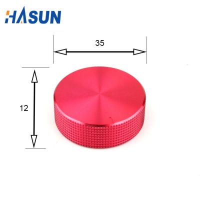 China Cabinet China Manufacturer OEM Knob Red Anodized Aluminum Color Knob Volume Knob for sale