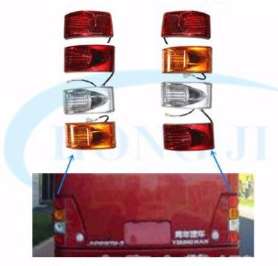 China Universal Bus Replacement Lighting System Rear Lights HJH-093 24V Auto Tail Lamp For Neoplan Bus 6127 for sale