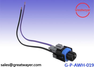 China Conector impermeável masculino GXL 0.35MM do Pin do chicote de fios preto 2 do fio da luz do automóvel à venda