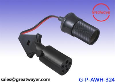 China Roter und schwarzer elektrischer Loch-Adapter des Anhänger-Kabelbaum-600V 105 des Grad-18AWG 6 zu verkaufen