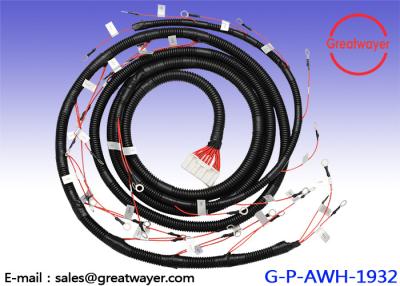 China 26 Pin Housing / Wire Harness Cable / M8 Ring Connector Loom Assembly for sale