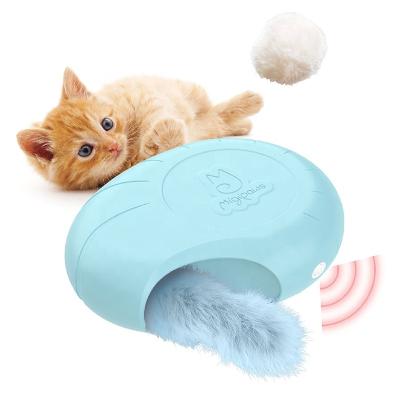 China Wholesale Stocked Pet Supplies Electronic Automatic Pet Toys New Smart Interactive Hide & Seek Cat Toys for sale