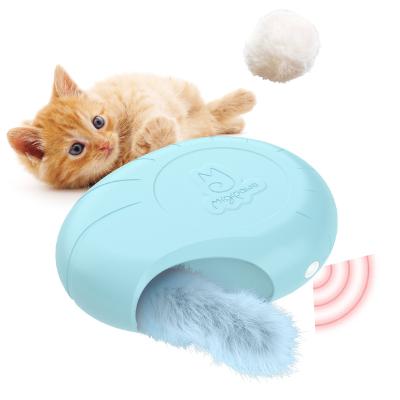 China Stocked 2022 Wholesale Game Training Exercise Interactive Smart Sensor Cat Toy Cat Toy for sale