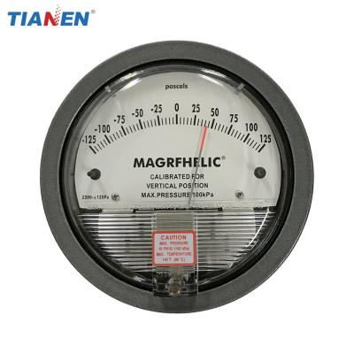 China 0 750 to TEA2000 Pa Magrfhelic Differential Pressure Gauge for sale