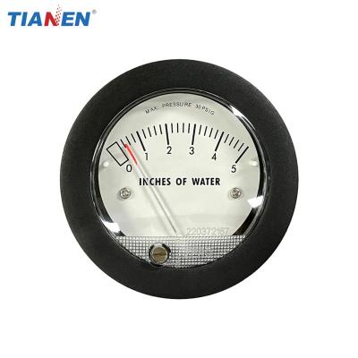 China 0 to 5 inch mini water pressure difference gauge TE5000 for sale