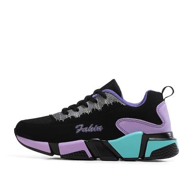 China CUSHIONING New Arrival Fashion Trainers Sneakers Sports Running Shoes For Women And Ladies Purple Black Sports Casual Shoes for sale