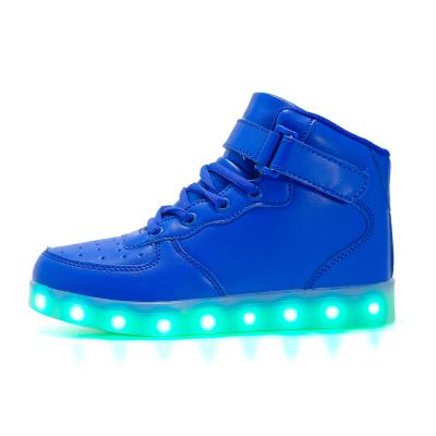 China Hot Selling Anti-slippery Kids Led Casual Walking Sneakers Kids Boys Winter Led Skate Shoes for sale