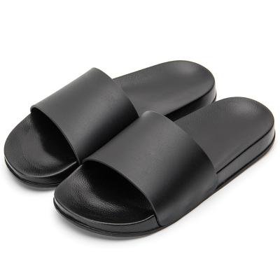 China Fashion Trend Slides Shoes Sandal Custom Black PVC, Custom OEM Logo Slippers Men Plain Blank Slide Sandal, Custom Logo Slide Sandal Slippers for sale