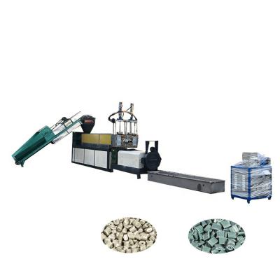 China pe plastic bag film recycling plastic granule making machine plastic recycling production line plastic granulator extruder machine for sale