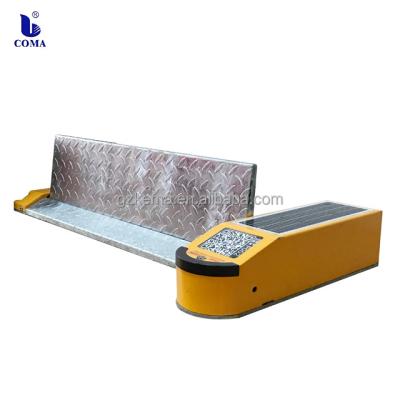 China China Steel Manufacturer Wireless Solar Parking Flap Lock With Mobile APP for sale