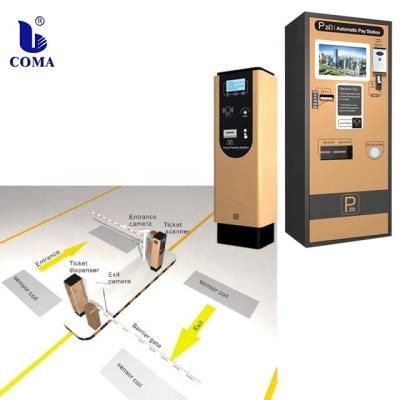 China IC/ID/paper ticket parking management system manufacturer automatic pay station parking payment system for sale