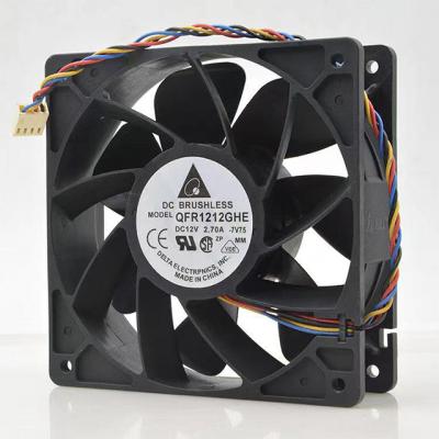 China Farms 12*12*38 High Speed ​​12 Volt 120mm 4pin DC Fan For S9 S9J S9I for sale