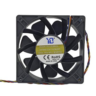 China Home Use 12038 Axial Fan 12V 4.5A 6000RPM Ball Bearing Fan For A1 F1 S5 for sale