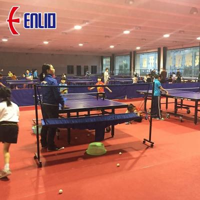 China ITTF Approved Table Tennis Court Mat PVC Sports Flooring Y14145 / Y14148 for sale