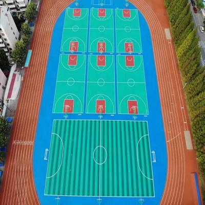 China Best Modern Artificial Synthetic Grass Tennis Court Tennis Padel Court Basketball Court Artificial Grass Tennis Court Playground for sale