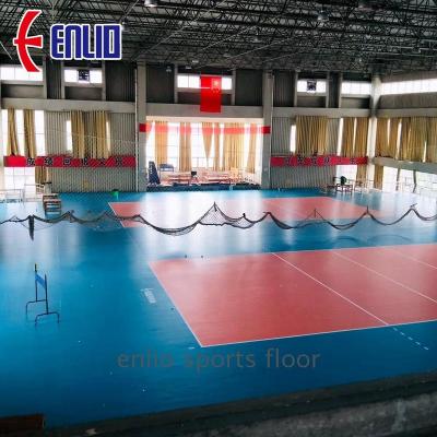 China Basketball Soccer PVC Vinyl Flooring Indoor Sports Court Field Basketball Court Badminton Volleyball Court Flooring for sale