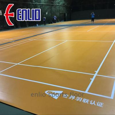 China Universal Canada PVC Vinyl Synthetic Basketball Sports Flooring YL-65160 for sale