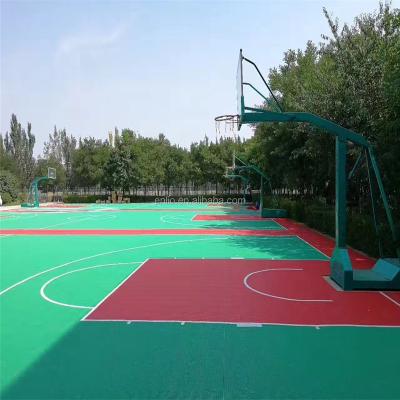 China Eco-friendly enlio sports flooring for basketball court badminton court for sale