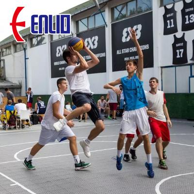 China Professional Kidergarten Basketball Court For FIBA ​​3x3 Competition / Outdoor Sports Flooring for sale