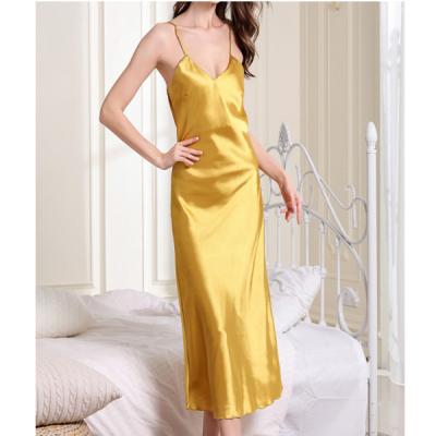 China Women Breathable Sexy Nightgown Sleep Dress Ladies Long Sleep Dress for sale