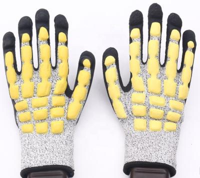 China Wholesale Block Gloves Anti Impact Anti-cut Cutting Resistant Safety Rubber Gloves for sale