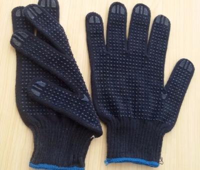 China Cotton Linner Dotted Gloves Cotton Dotted Working Gloves Double Side Dotted China Bulk for sale